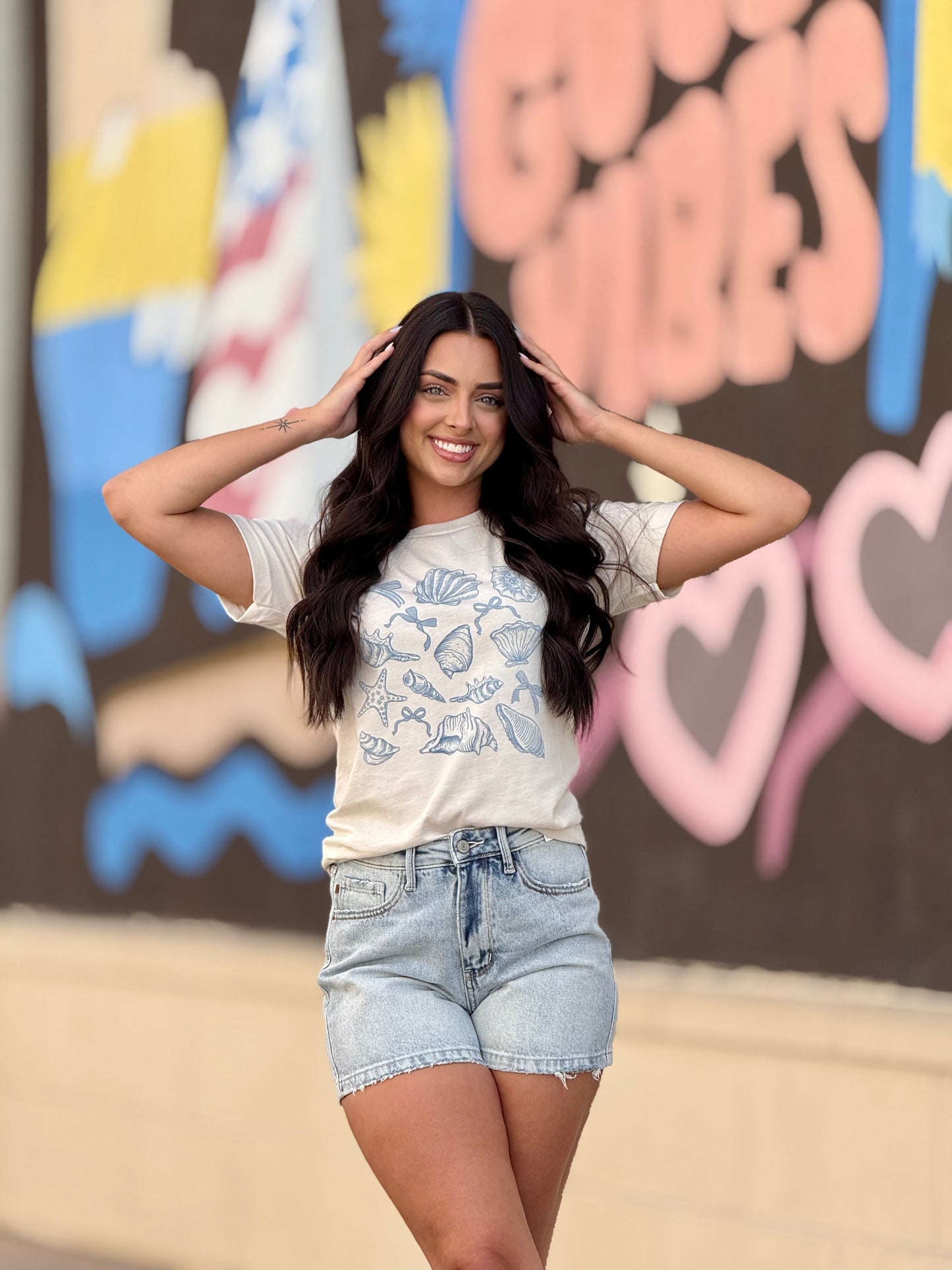 Judy Blue Frayed Summertime Denim Shorts - Reg/Curvy