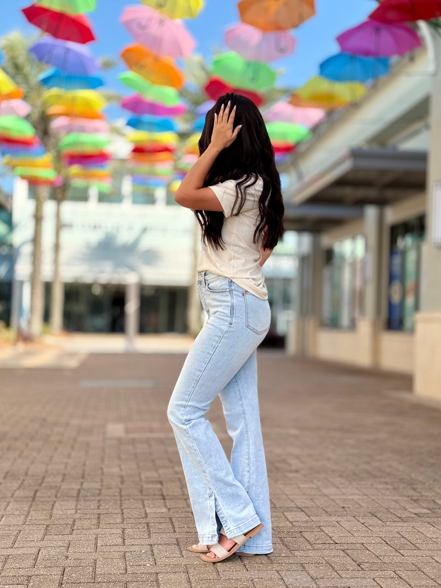 Judy Blue Side Slit Boot Jeans - Reg/Curvy
