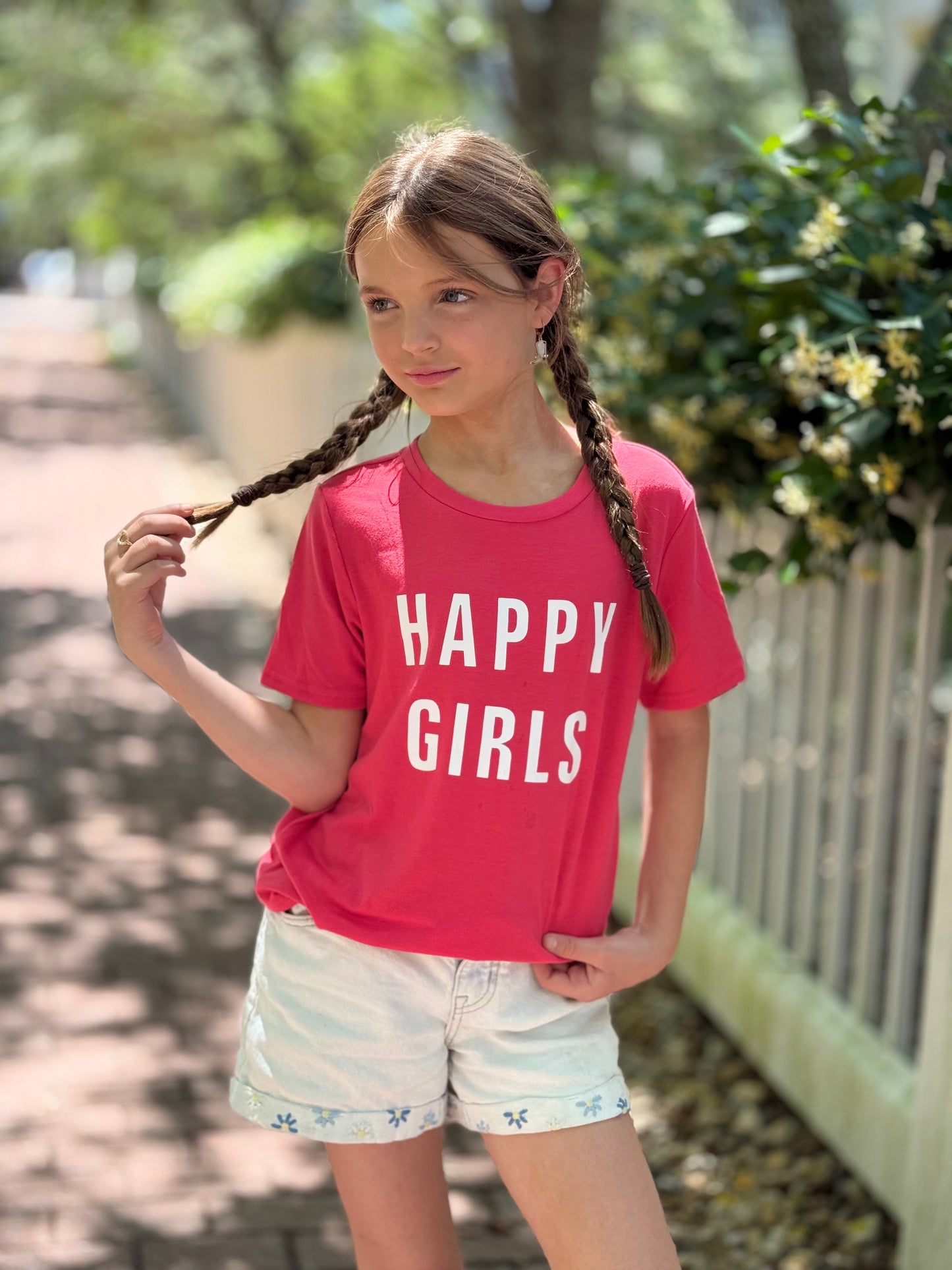 Paisley's Happy Girls Graphic Tee - Youth