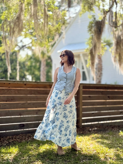 The Shania Ruffle Maxi Skirt